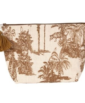 Pochette Mocoa Camel & Écru, YLIADES