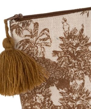 Pochette Mocoa Camel & Écru, YLIADES
