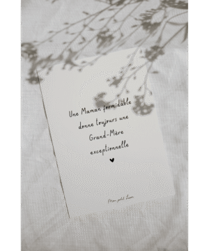 Carte pour grand père, Mon petit Léon