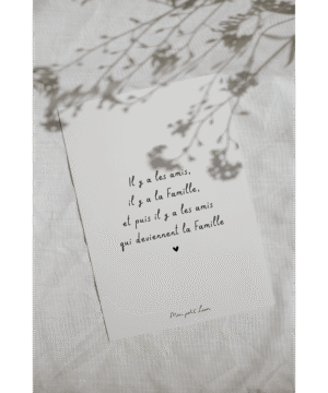 Carte d'amour ou d'amitié