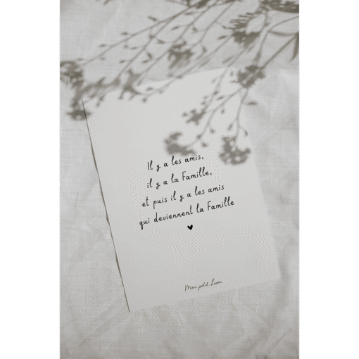 Carte pour les amis, Mon Petit Léon