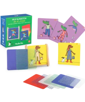 MOULIN ROTY JEU DE LOGIQUE MIX AND MATCH - LES LOUFOQUES