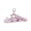 LAVENDER DRAGON BAG CHARM