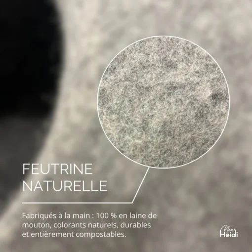 Branche de Baies Blanches en Feutrine – Image 3