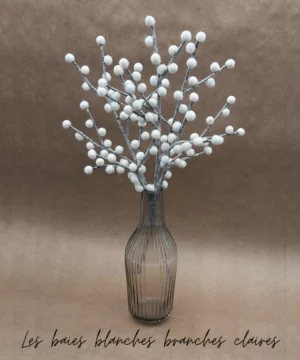 Baies Blanches en Feutrine