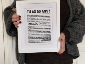 Carte 50 ans - TOUT EST DIT