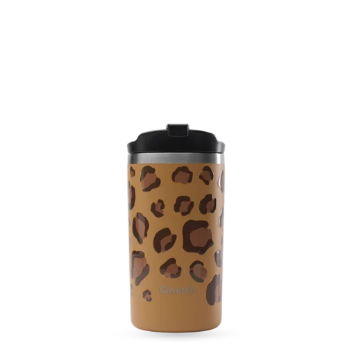 Mug Isotherme Léopard camel en Inox Recyclé – Pratique, durable et stylé