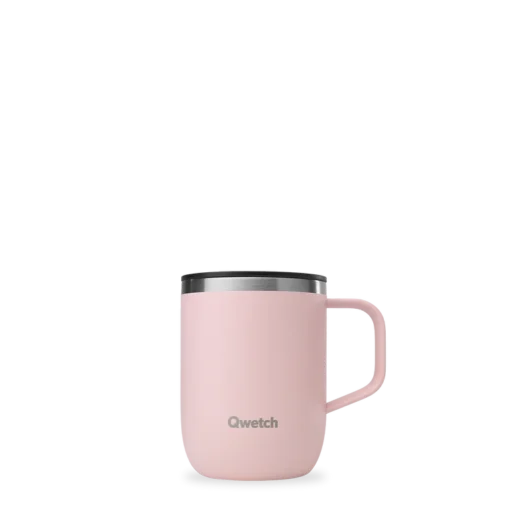 Mug Isotherme rose en Inox Recyclé – Pratique, durable et stylé