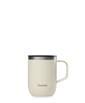 Mug Isotherme sable en Inox Recyclé – Pratique, durable et stylé