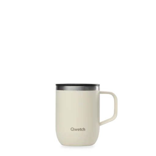 Mug Isotherme sable en Inox Recyclé – Pratique, durable et stylé