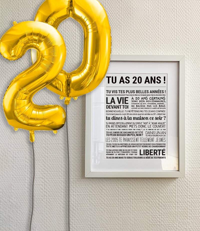 Carte 20 ans - TOUT EST DIT – Image 2