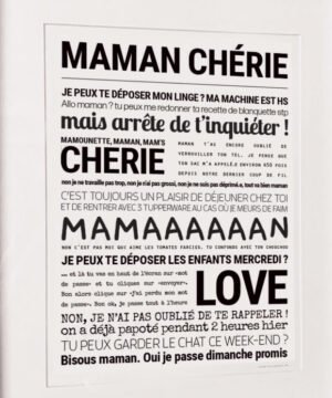 Affiche Maman Chérie - TOUT EST DIT