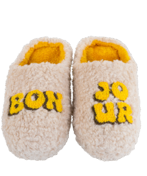 Chaussons “Bonjour” – WD Lifestyle