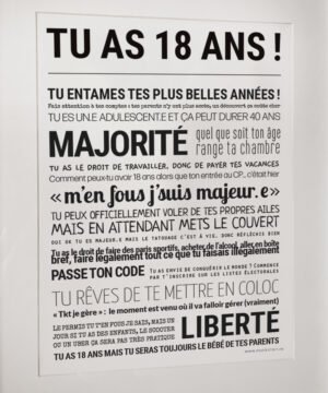 Carte 18 ans - TOUT EST DIT