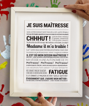 Affiche Maitresse - TOUT EST DIT