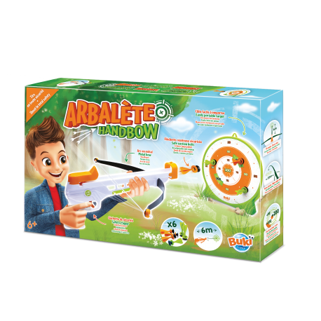 Arbalète d’entraînement avec fléchettes ventouse