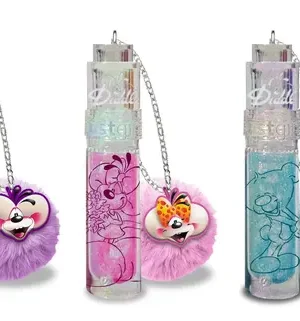 Diddl Lip Gloss Glitter avec Pompon