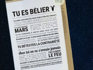 Carte astrologie Belier - TOUT EST DIT