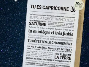 Carte astrologie Capricorne - TOUT EST DIT
