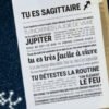 Carte astrologie Sagitaire - TOUT EST DIT