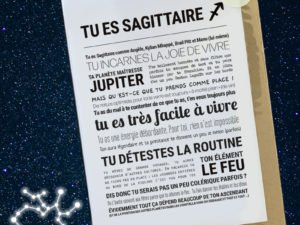 Carte astrologie Sagitaire - TOUT EST DIT