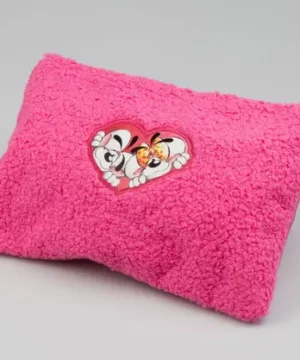 Pochette Peluche Diddl – Bouclette Rose Fuchsia