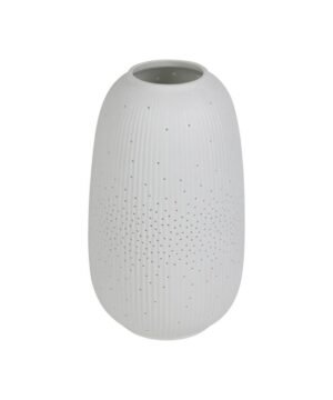 Lampe Ellipse blanche – Élégance et lumière douce en porcelaine