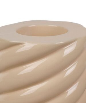 Alternative view of Lampe Nira beige D10×H13 cm – Céramique