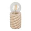 Lampe Nira beige D10×H13 cm – Céramique
