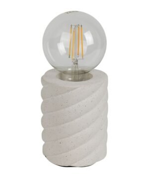 Lampe Nira écru D10×H13 cm en céramique