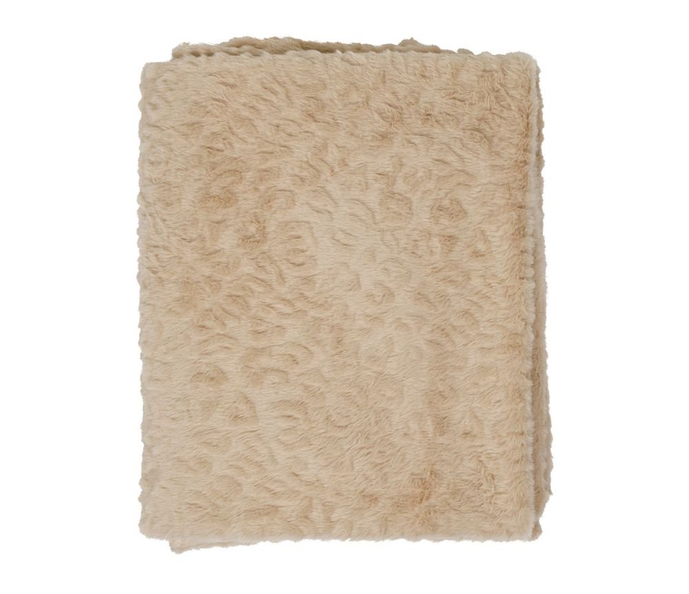 Plaid Félien beige – Douceur, confort et style félin