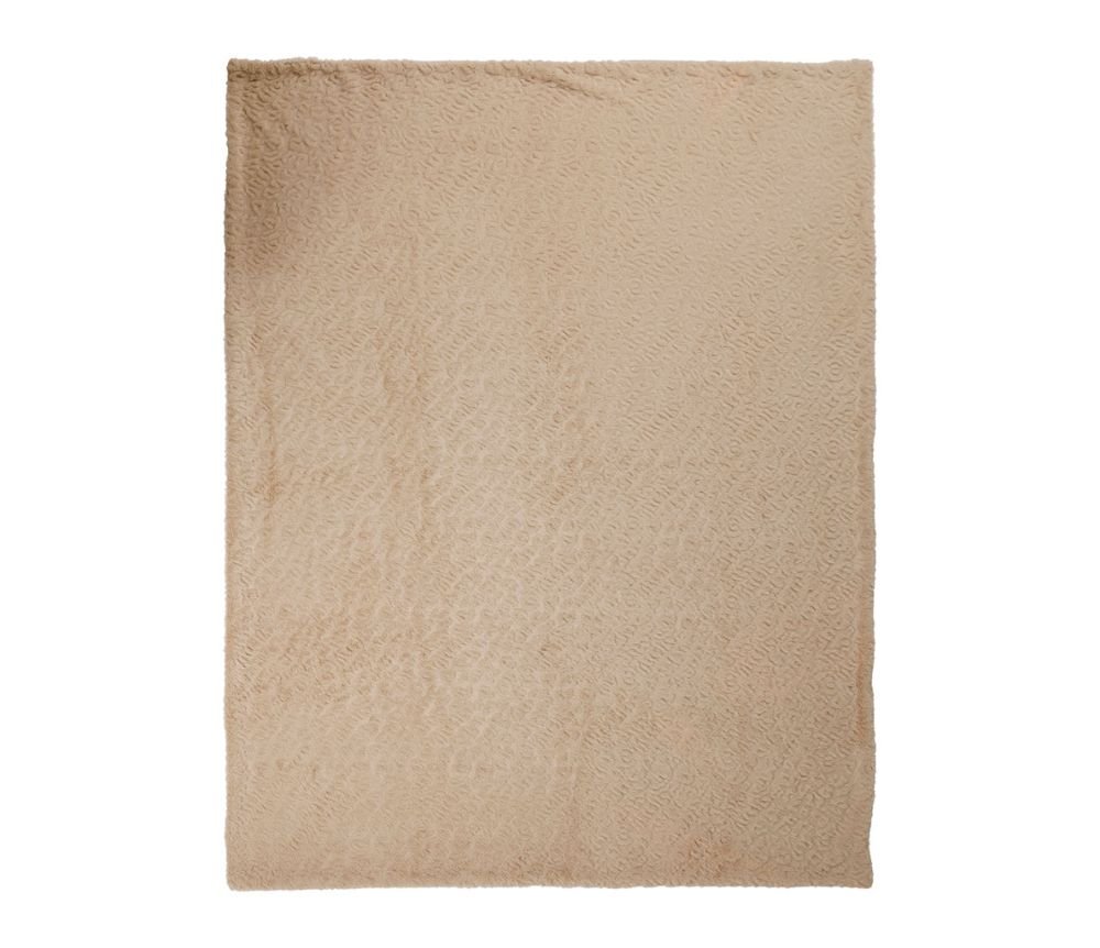 Plaid Félien beige 170 x 130 cm – SEMA – Image 3