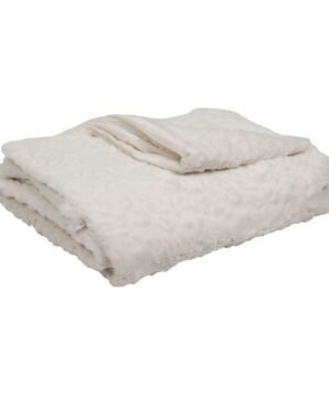 Plaid Félien blanc – Douceur et élégance pour des moments cocooning