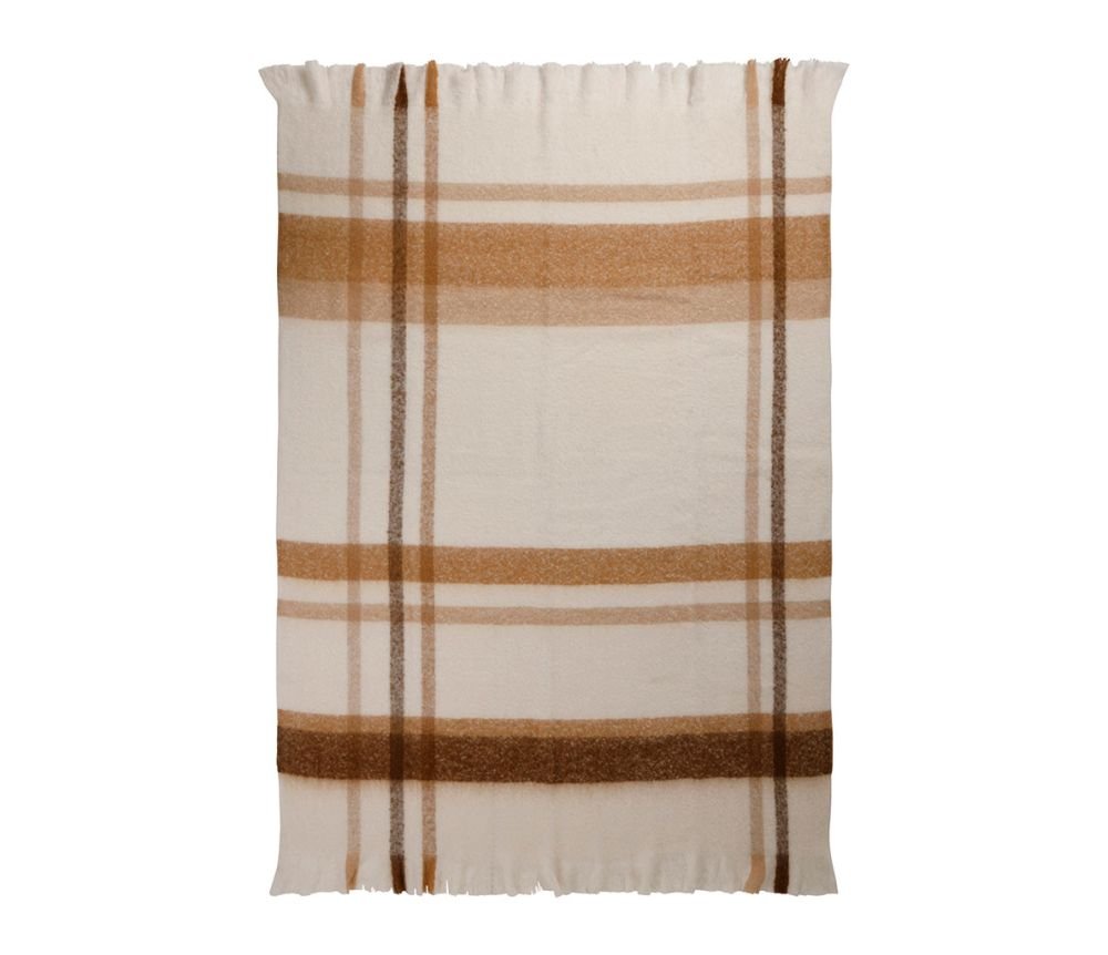 Plaid KLOSEN Beige 170x130 cm