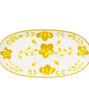 BELLAGIO PLAT OVALE MOUTARDE
