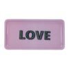 Plateau Rectangulaire LOVE POP’S Mauve & Noir