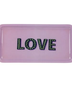 Plateau Rectangulaire LOVE POP’S Mauve & Noir