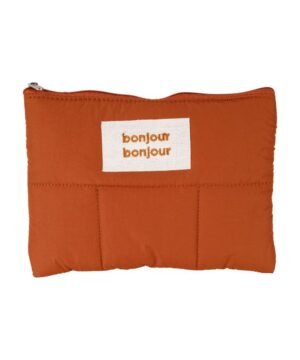 Pochette Quilted Terracotta – 20x15 cm