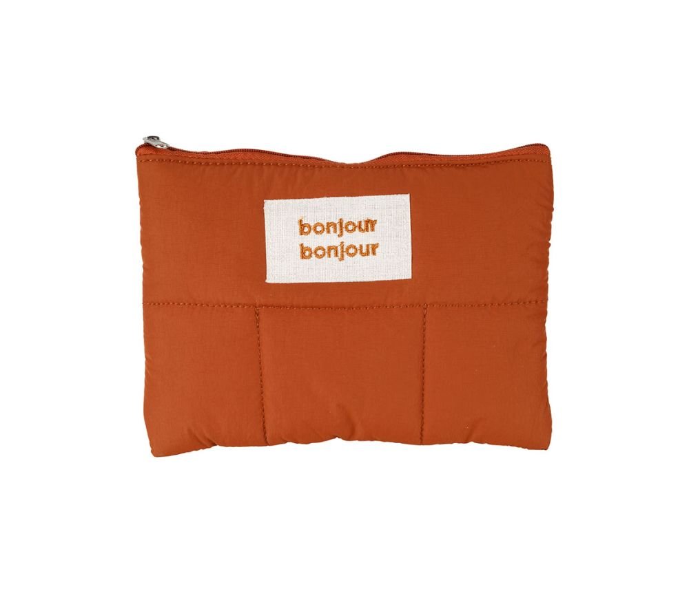 Pochette Quilted Terracotta – 20x15 cm
