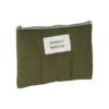 Pochette Quilted Vert 20x15 cm – Élégance et Praticité au Quotidien