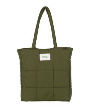 Sac Tote Bag Quilted Vert 37x42x8 cm