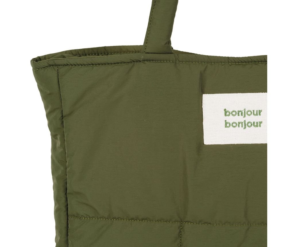 Sac Tote Bag Quilted Vert - SEMA – Image 2