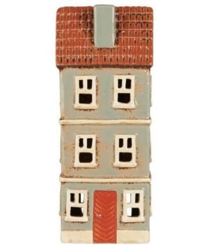 Alternative view of Photophore Maison “My Home Town” Porte couleur rouille, IB Laursen