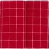 Nappe Silja Rouge à Grands Carreaux Naturels, IB Laursen