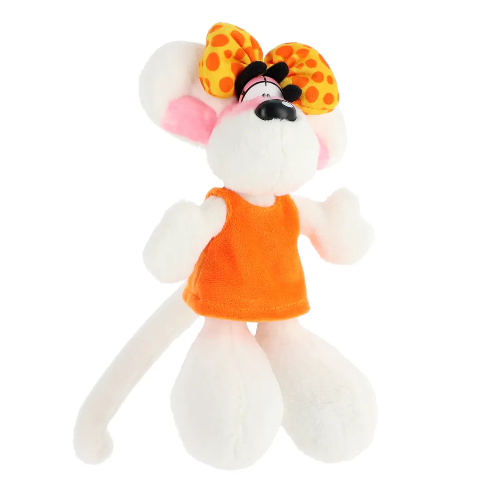 peluche diddlina orange 20cm