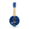 Banjo bleu en bois à 4 cordes en métal, Moulin Roty