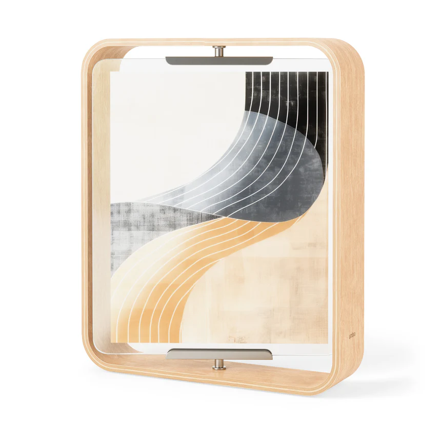Le Cadre en Bois Durable au Design Pivotant, Umbra