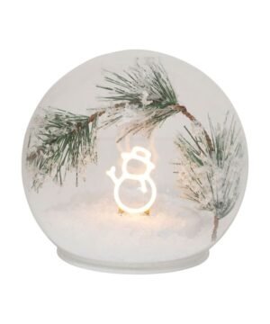 Déco LED Boule Bonhomme de Neige, Yliades