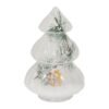 Déco LED Sapin Bonhomme de Neige en verre et LED, Yliades