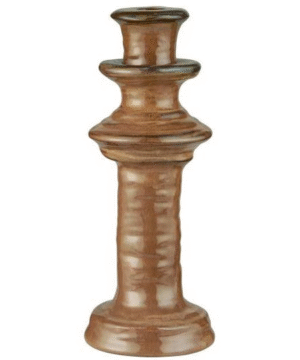 Kerzenhalter Milan Brun – Élégance artisanale pour vos bougies